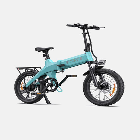 ENGWE C20 PRO EU Bicicleta Elétrica - Motor 250W Bateria 561.6WH Alcance 40KM Freios a Disco - Azul