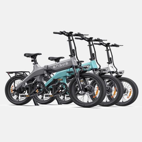 ENGWE C20 PRO EU Bicicleta Elétrica - Motor 250W Bateria 561.6WH Alcance 40KM Freios a Disco - Azul