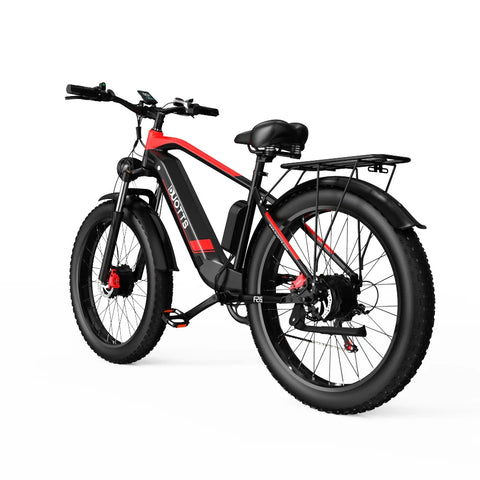 Bicicleta Elétrica Duotts F26 - Potência 750W*2 Bateria 840WH Autonomia 50KM - Preto vermelho