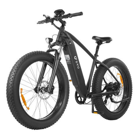 DYU King750 Bicicleta Elétrica - Potência 750W Bateria 48V20Ah Autonomia 80KM Freio a Disco - Preto