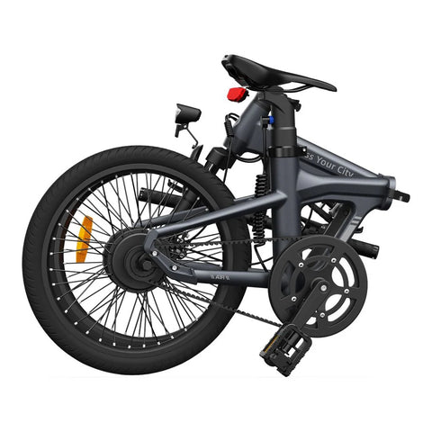 Bicicleta Elétrica ADO Air 20S - Potência 250W Bateria 36V9.6Ah Autonomia Assistida 100KM Freio a Disco Hidráulico - Cinza
