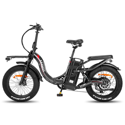 Bicicleta Elétrica FAFREES F20 X-MAX - Motor 750W Bateria 48V30AH Alcance 180KM Freio a Disco Hidráulico - Cinza
