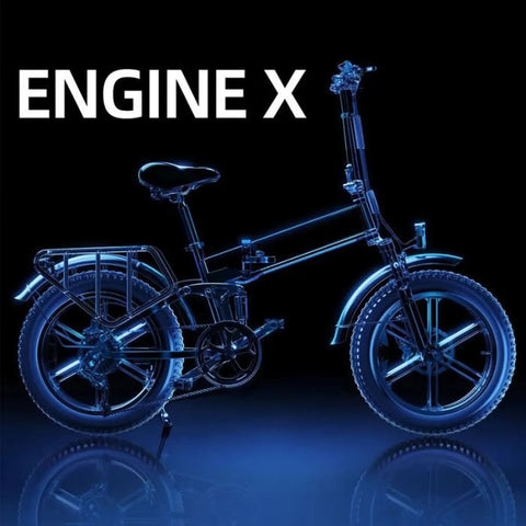 Bicicleta elétrica ENGWE ENGINE X | Potência 250W | Autonomia 60KM