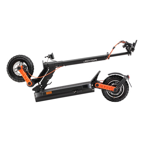 Trotinete Elétrica JOYOR S5 PRO Com Certificado ABE - Motor 500W Bateria 48V26AH Autonomia 55KM Travão de Disco - Preto