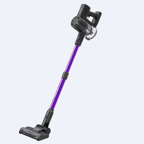 Vactidy V8 Pro Aspirador de Mão - Potência de Aspiração 25000Pa Bateria de 2200mAh Autonomia de 35min 66dB de Ruído - Preto roxo