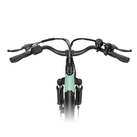 Bicicleta Eléctrica HillMilES MileCity 1 - Motor 250W Bateria 36V13Ah Pneus de 26 Polegadas Travões de Disco Mecânicos - Verde